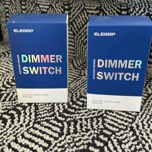 2 NIB Dimmer Switch White